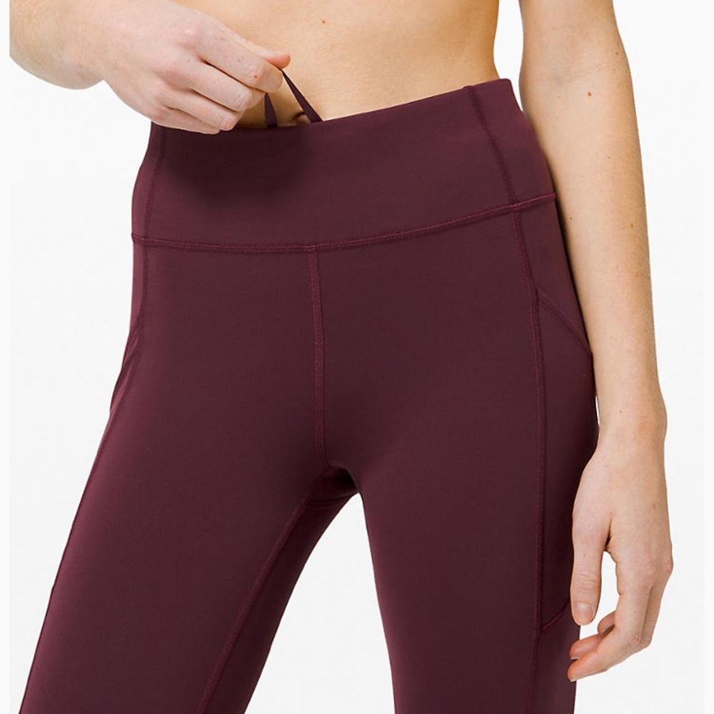 invigorate high rise heathered black currant 25” - Picture 8 of 8